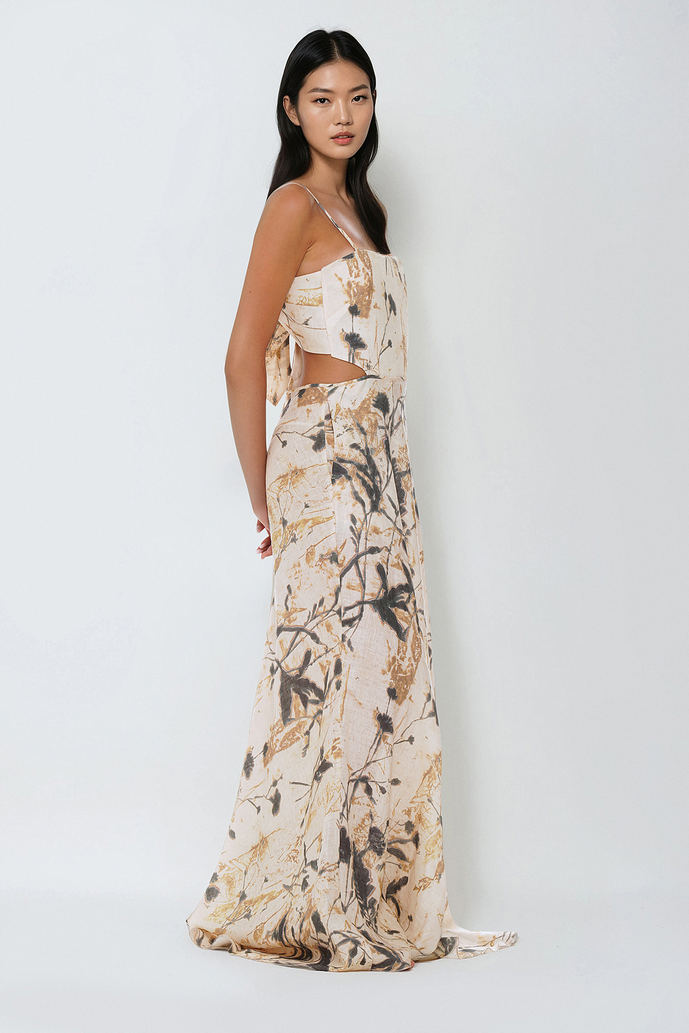 Paulette abito stampa ramificata